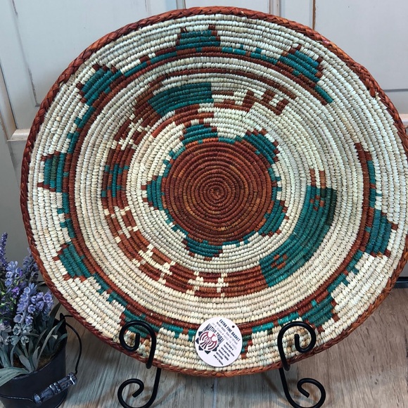 Hand Crafted Other - Hand Coiled Palm Fiber Turtle Basket